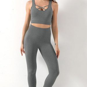 grey Fitness leggings
